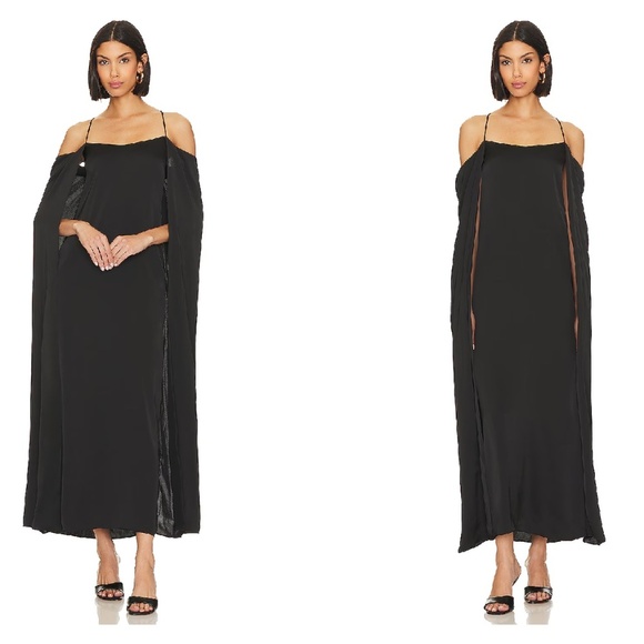 L'Academie Lari Maxi Dress in Black - M - Picture 2 of 5